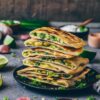Paratha (Alo/Gobi) bread stuffed with Patato or Cauliflower spices and herbs.