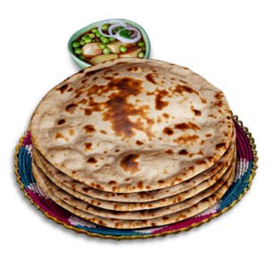 Tandoori Roti A whole wheatflour bread cooked in Clay Oven.